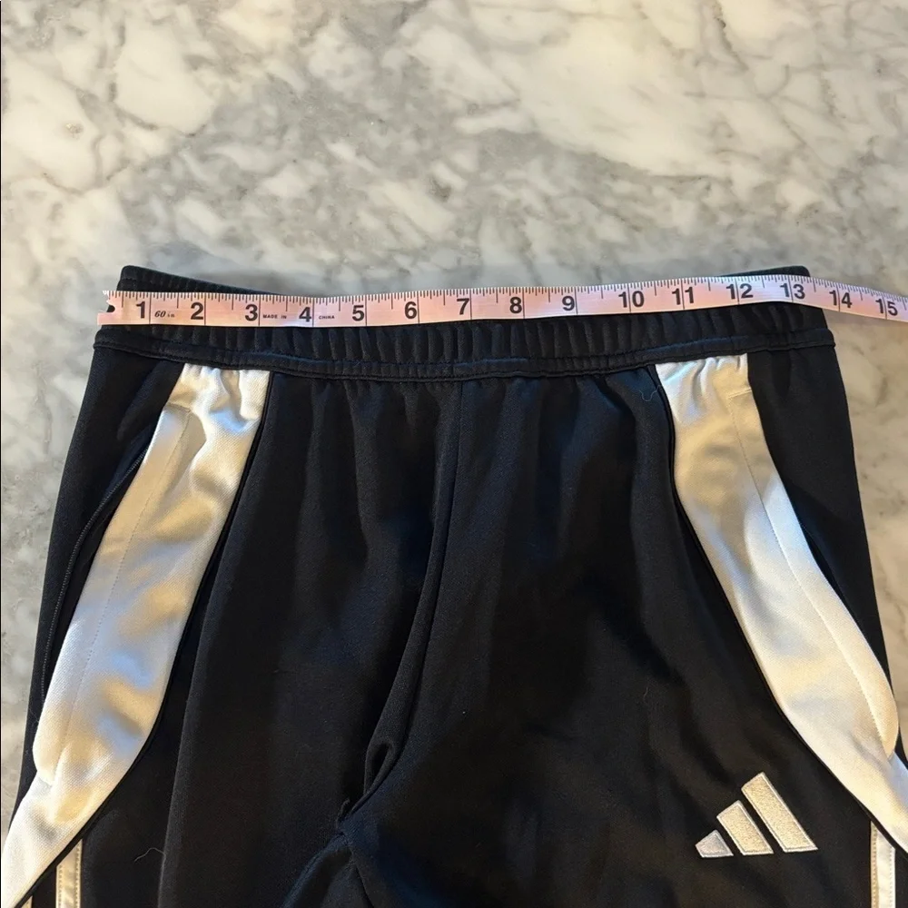 Adidas Men's Black tiro pant with White Accents, size small